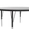 Correll Round Adjustable Height Activity Kids School Table, Melamine Laminate, Gray Granite AM48-RND-15 - alternate 9